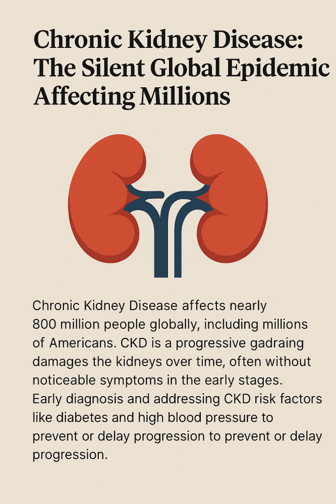 Chronic Kidney Disease: The Silent Global Epidemic Affecting Millions